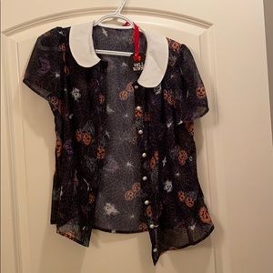 Hell bunny Halloween Blouse Large